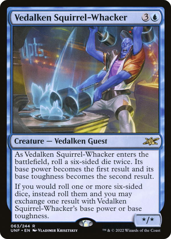 Vedalken Squirrel-Whacker (63) [Unfinity] - Deck Out Gaming