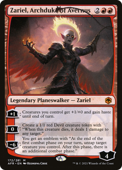 Zariel, Archduke of Avernus (172) [Adventures in the Forgotten Realms] foil - Deck Out Gaming