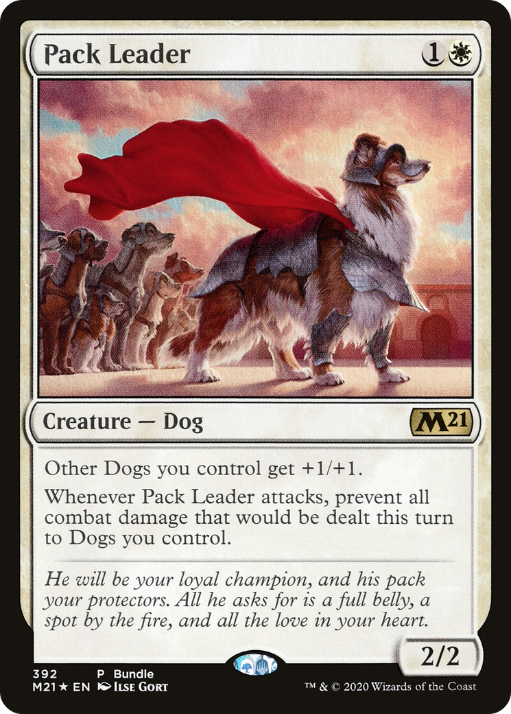 Pack Leader (M21 Bundle) (392) [Unique and Miscellaneous Promos] foil - Deck Out Gaming