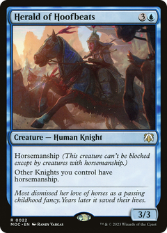 Herald of Hoofbeats (22) [March of the Machine Commander] - Deck Out Gaming