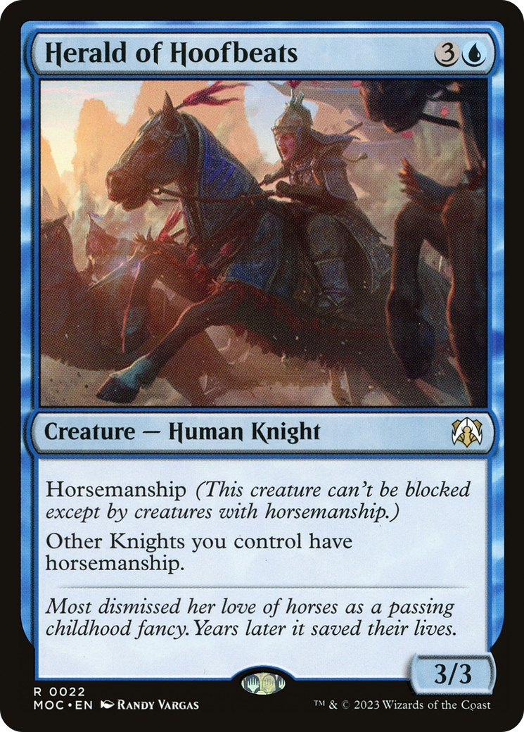 Herald of Hoofbeats (22) [March of the Machine Commander] - Deck Out Gaming