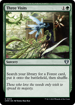 Three Visits (913) [Commander Masters] - Deck Out Gaming