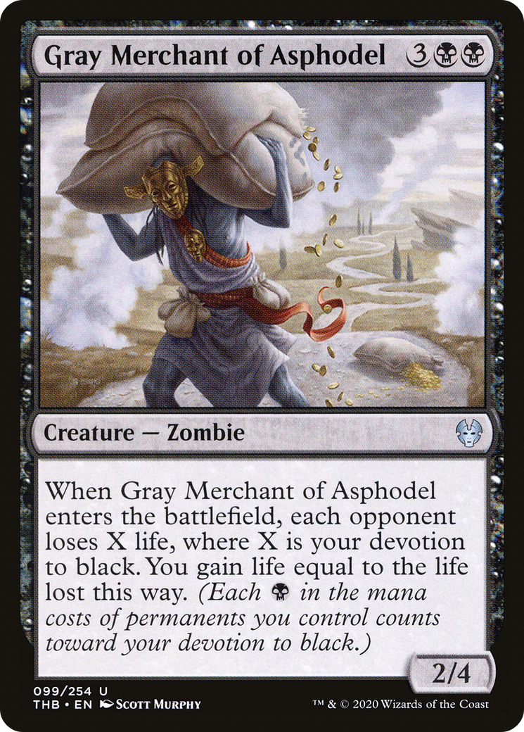Gray Merchant of Asphodel (99) [Theros Beyond Death] foil - Deck Out Gaming
