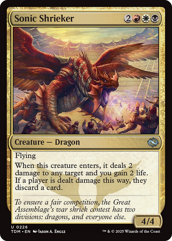 Sonic Shrieker (226) [Tarkir: Dragonstorm] foil - Deck Out Gaming