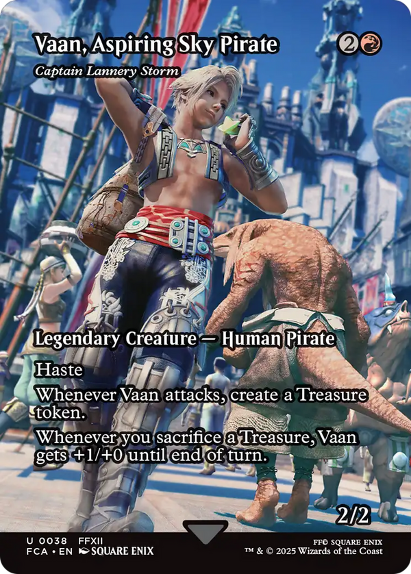 Vaan, Aspiring Sky Pirate - Captain Lannery Storm (Showcase) (38) [FINAL FANTASY: Through the Ages] foil - Deck Out Gaming