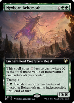 Nyxborn Behemoth (Extended Art) (772) [Commander Masters] - Deck Out Gaming