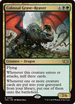 Colossal Grave-Reaver (50) [Commander: Tarkir: Dragonstorm] - Deck Out Gaming