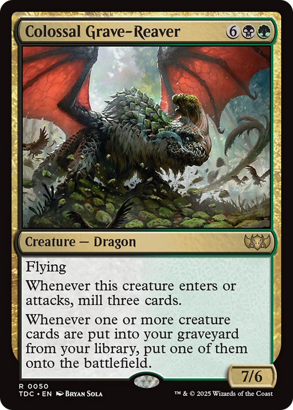 Colossal Grave-Reaver (50) [Commander: Tarkir: Dragonstorm] - Deck Out Gaming