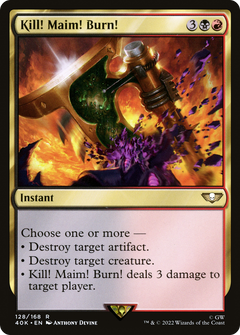 Kill! Maim! Burn! (128) [Universes Beyond: Warhammer 40,000] - Deck Out Gaming