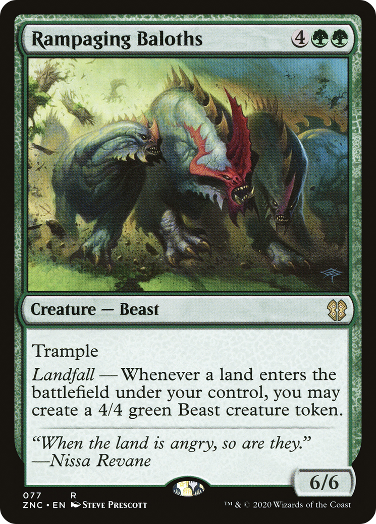 Rampaging Baloths (77) [Commander: Zendikar Rising] - Deck Out Gaming