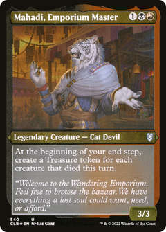 Mahadi, Emporium Master (540) [Commander Legends: Battle for Baldur's Gate] etched - Deck Out Gaming