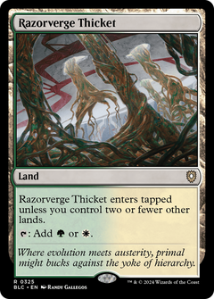Razorverge Thicket (325) [Bloomburrow Commander] - Deck Out Gaming