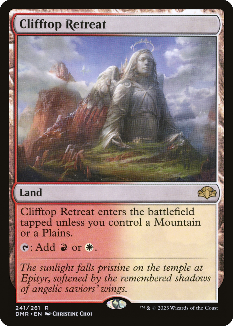 Clifftop Retreat (241) [Dominaria Remastered] - Deck Out Gaming