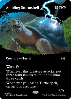 Ambling Stormshell (Borderless) (332) [Tarkir: Dragonstorm] - Deck Out Gaming