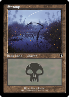 Swamp (445) (Retro Frame) (445) [Commander Masters] - Deck Out Gaming