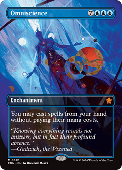 Omniscience (Borderless) (312) [Foundations] foil - Deck Out Gaming