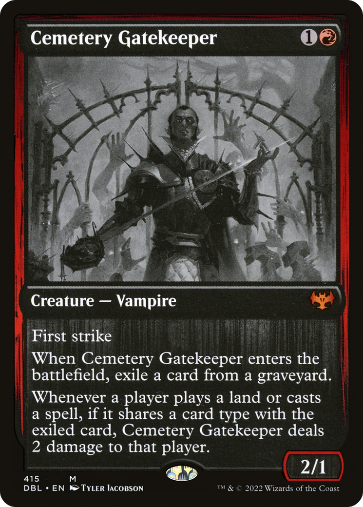 Cemetery Gatekeeper (415) [Innistrad: Double Feature] foil - Deck Out Gaming