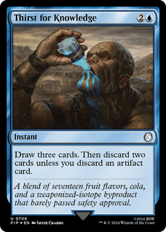 Thirst for Knowledge (Surge Foil) (708) [Fallout] foil - Deck Out Gaming