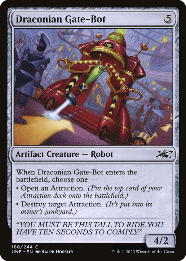 Draconian Gate-Bot (188) [Unfinity] - Deck Out Gaming