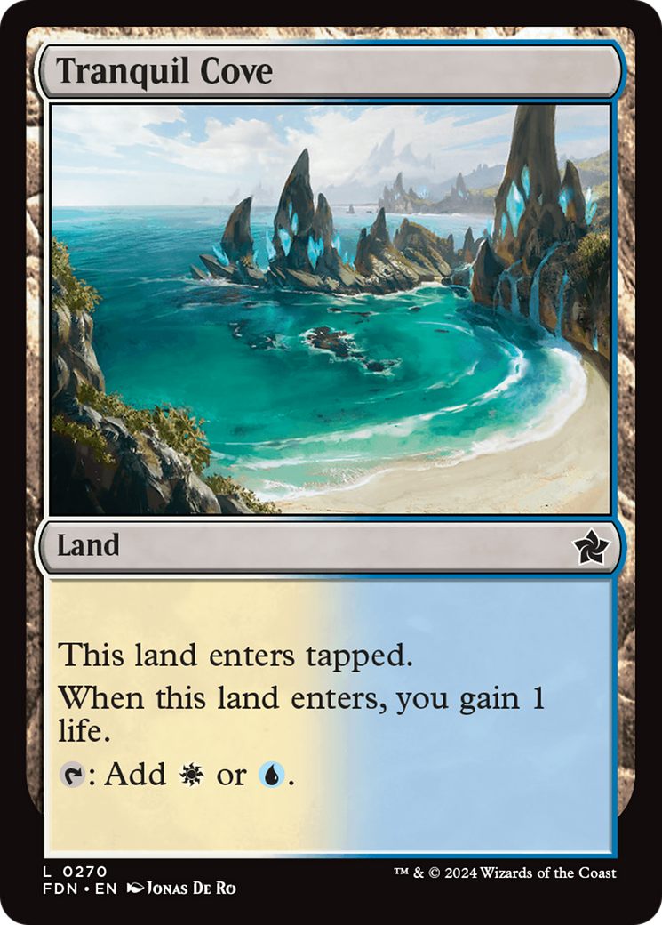 Tranquil Cove (270) [Foundations] foil - Deck Out Gaming