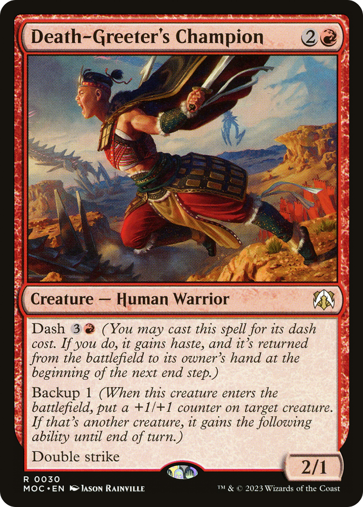 Death-Greeter's Champion (30) [March of the Machine Commander] - Deck Out Gaming