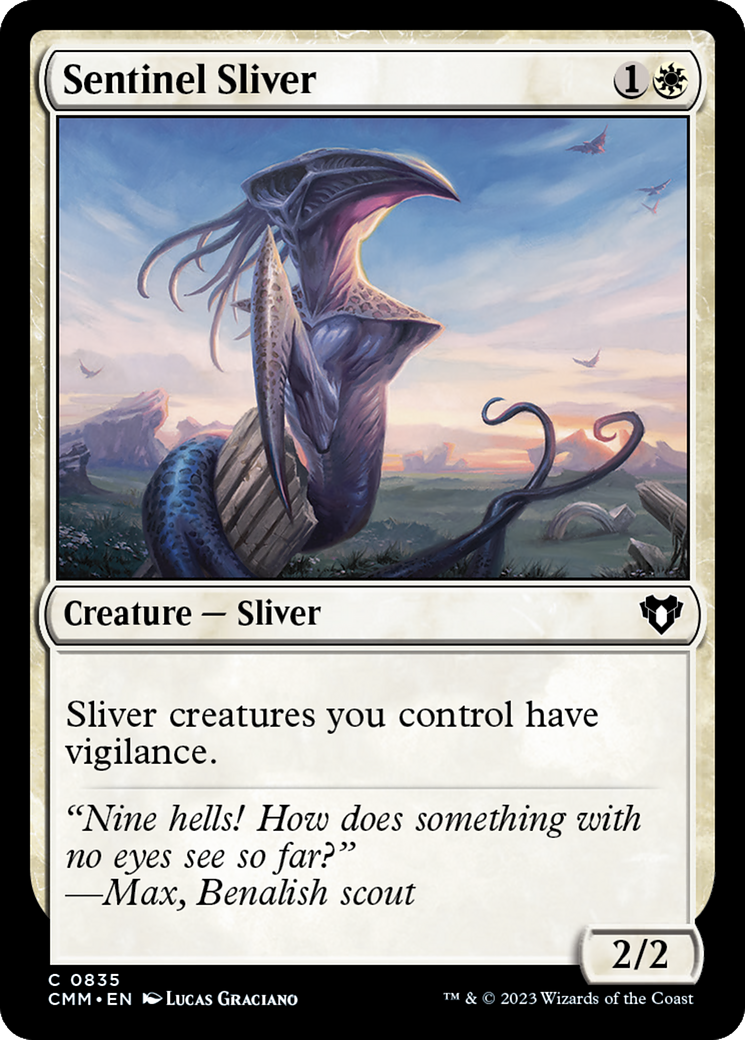 Sentinel Sliver (835) [Commander Masters] - Deck Out Gaming