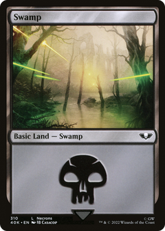 Swamp (310) (310) [Universes Beyond: Warhammer 40,000] - Deck Out Gaming