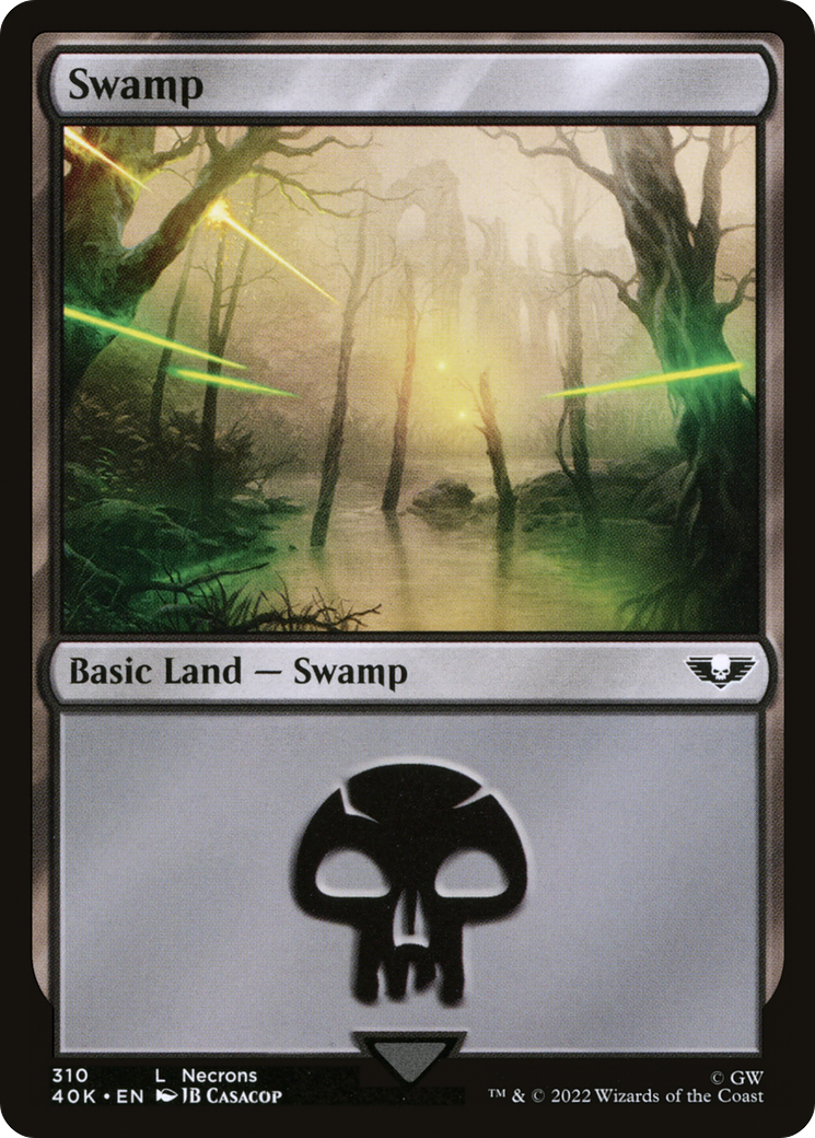 Swamp (310) (310) [Universes Beyond: Warhammer 40,000] - Deck Out Gaming