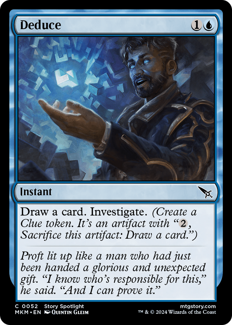 Deduce (52) [Murders at Karlov Manor] foil - Deck Out Gaming