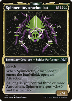 Spinnerette, Arachnobat (Showcase) (271) [Unfinity] - Deck Out Gaming