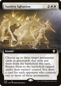 Sudden Salvation (Extended Art) (48) [Commander: Innistrad: Crimson Vow] - Deck Out Gaming