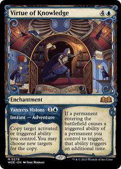 Virtue of Knowledge (Showcase) (279) [Wilds of Eldraine] foil - Deck Out Gaming