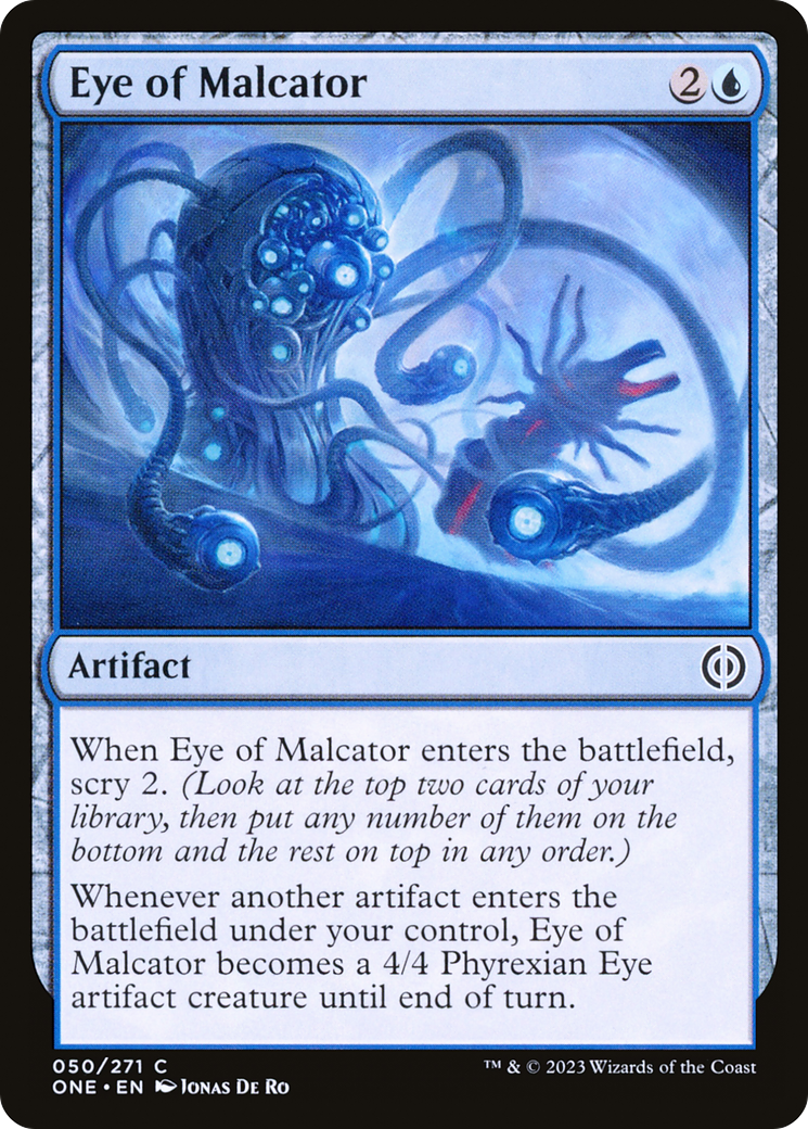 Eye of Malcator (50) [Phyrexia: All Will Be One] foil - Deck Out Gaming