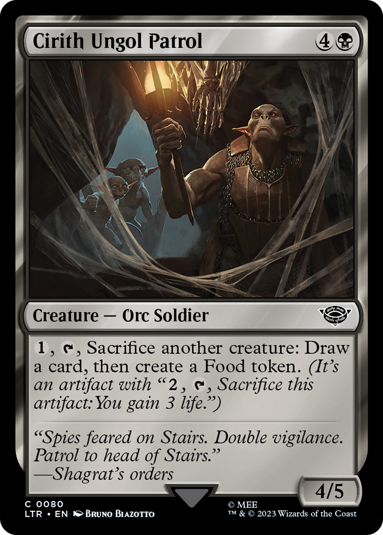Cirith Ungol Patrol (80) [The Lord of the Rings: Tales of Middle-earth] foil - Deck Out Gaming