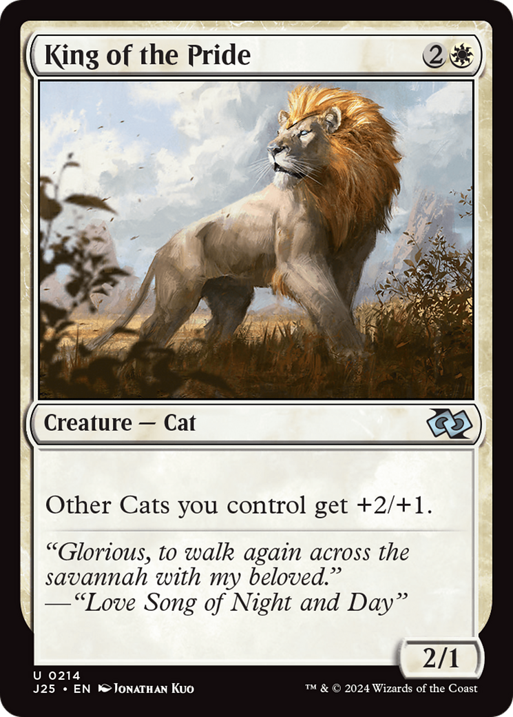 King of the Pride (214) [Foundations Jumpstart] - Deck Out Gaming