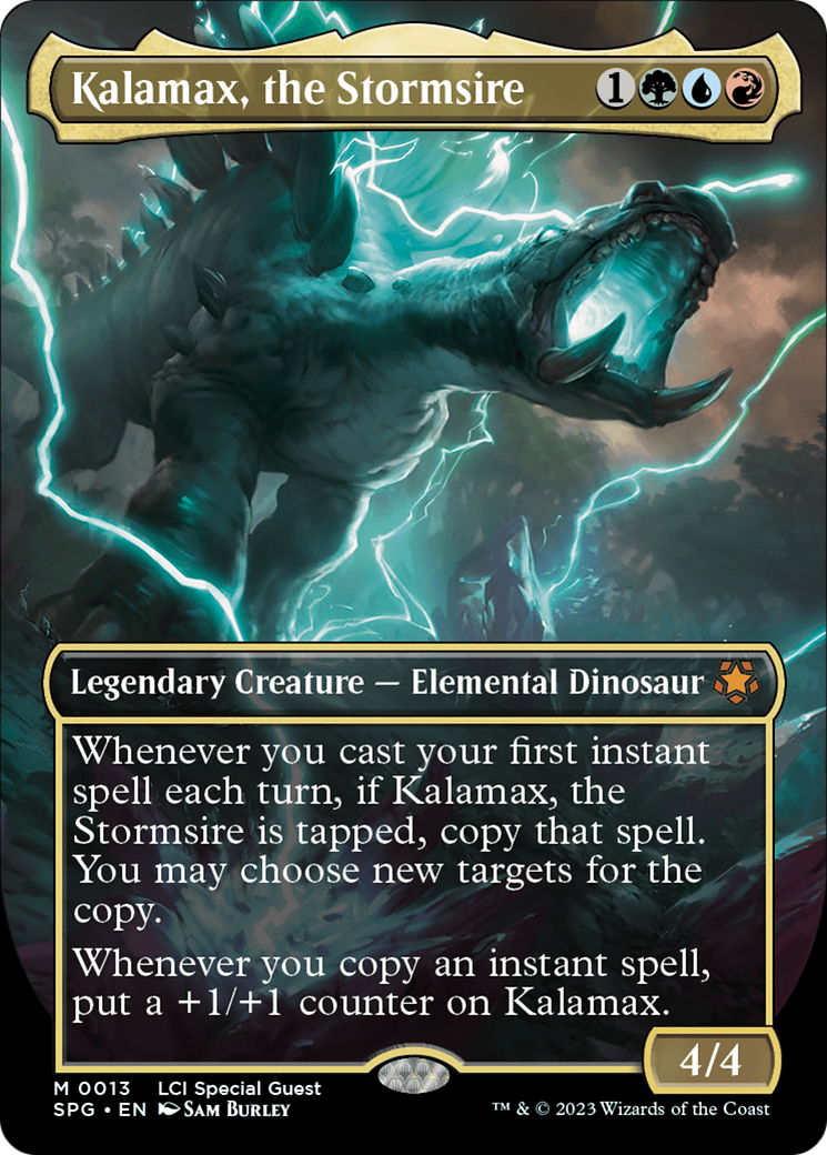 Kalamax, the Stormsire (Borderless) (13) [Special Guests] foil - Deck Out Gaming