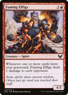 Fuming Effigy (103) [Strixhaven: School of Mages] foil - Deck Out Gaming