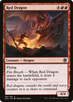 Red Dragon (160) [Adventures in the Forgotten Realms] - Deck Out Gaming