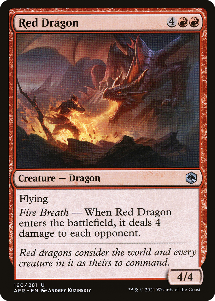 Red Dragon (160) [Adventures in the Forgotten Realms] - Deck Out Gaming