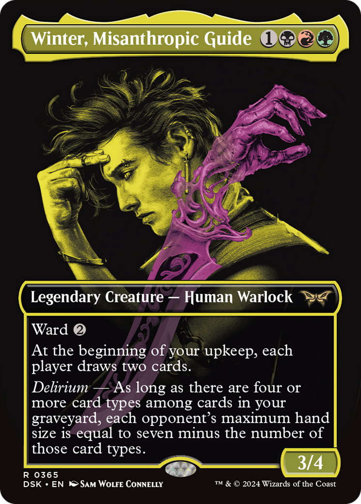 Winter, Misanthropic Guide (Showcase) (365) [Duskmourn: House of Horror] - Deck Out Gaming