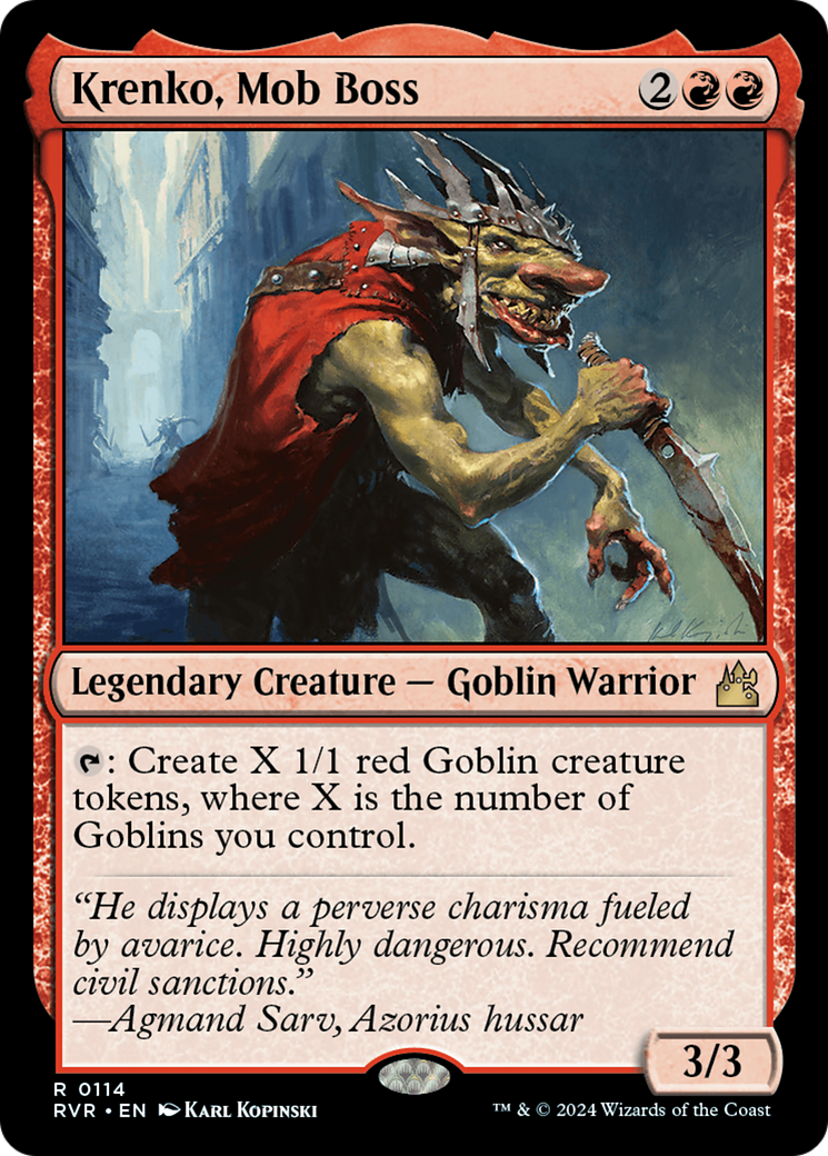 Krenko, Mob Boss (114) [Ravnica Remastered] - Deck Out Gaming