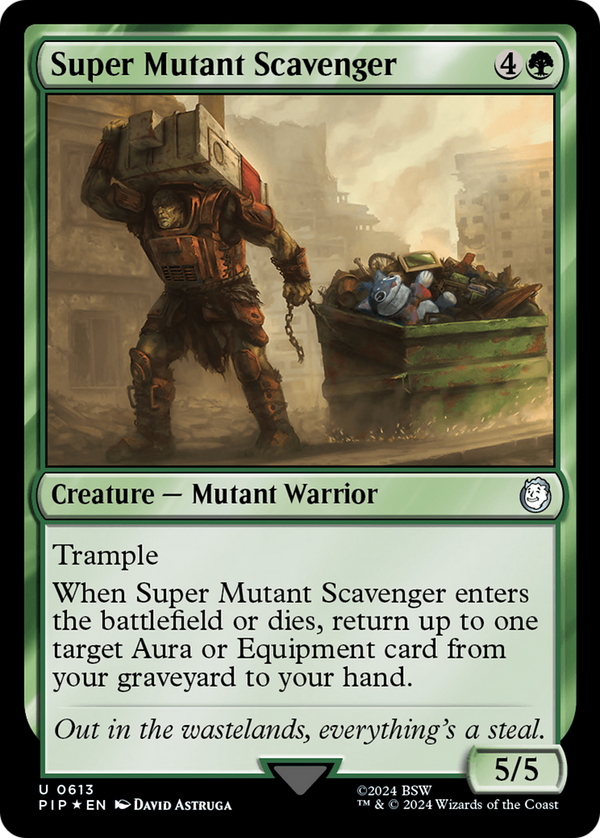 Super Mutant Scavenger (Surge Foil) (613) [Fallout] foil - Deck Out Gaming