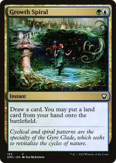 Growth Spiral (153) [Dominaria United Commander] - Deck Out Gaming