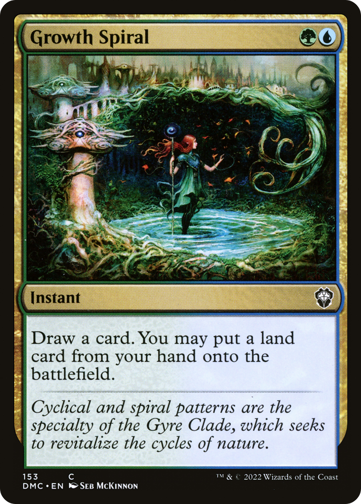 Growth Spiral (153) [Dominaria United Commander] - Deck Out Gaming