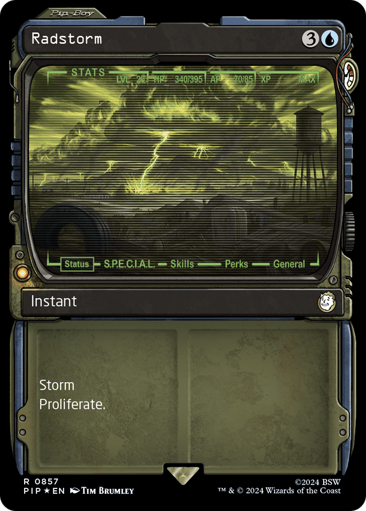 Radstorm (Showcase) (Surge Foil) (857) [Fallout] foil - Deck Out Gaming