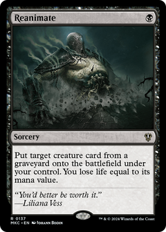 Reanimate (137) [Murders at Karlov Manor Commander] - Deck Out Gaming