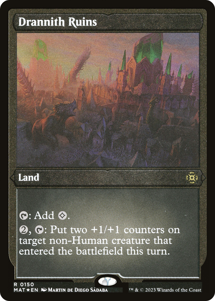 Drannith Ruins (150) [March of the Machine: The Aftermath] etched - Deck Out Gaming