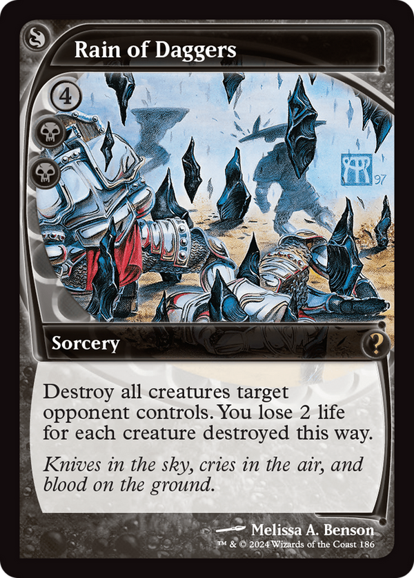 Rain of Daggers (Future Sight) (186) [Mystery Booster 2] - Deck Out Gaming
