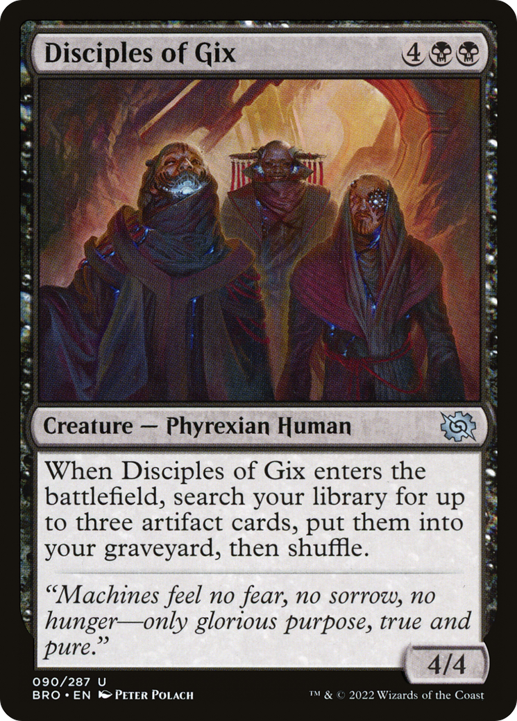 Disciples of Gix (90) [The Brothers' War] foil - Deck Out Gaming