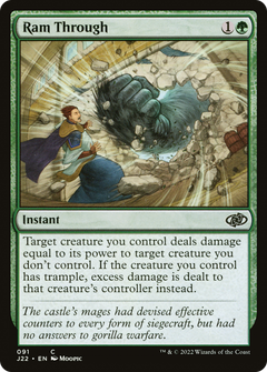 Ram Through (91) [Jumpstart 2022] - Deck Out Gaming